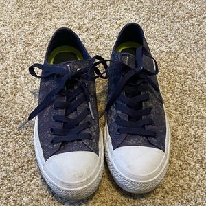 Purple Reflective Converse